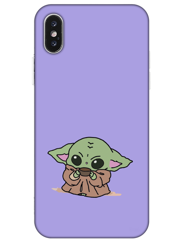 iPhone%20X%20Baby%20Yoda%20Lila%20Telefon%20Kılıfı