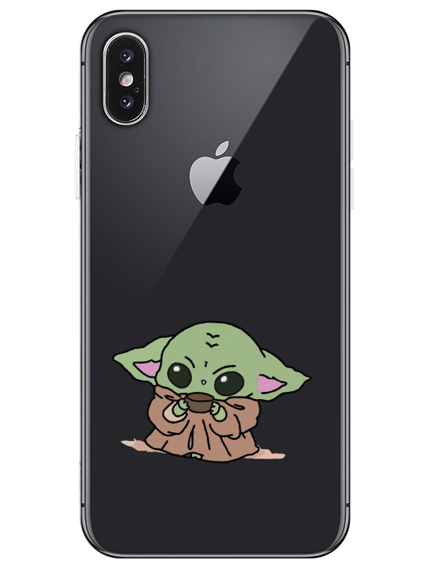 iPhone%20X%20Baby%20Yoda%20Şeffaf%20Telefon%20Kılıfı