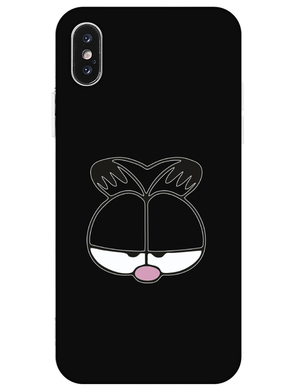 iPhone%20X%20Garfield%20Siyah%20Telefon%20Kılıfı