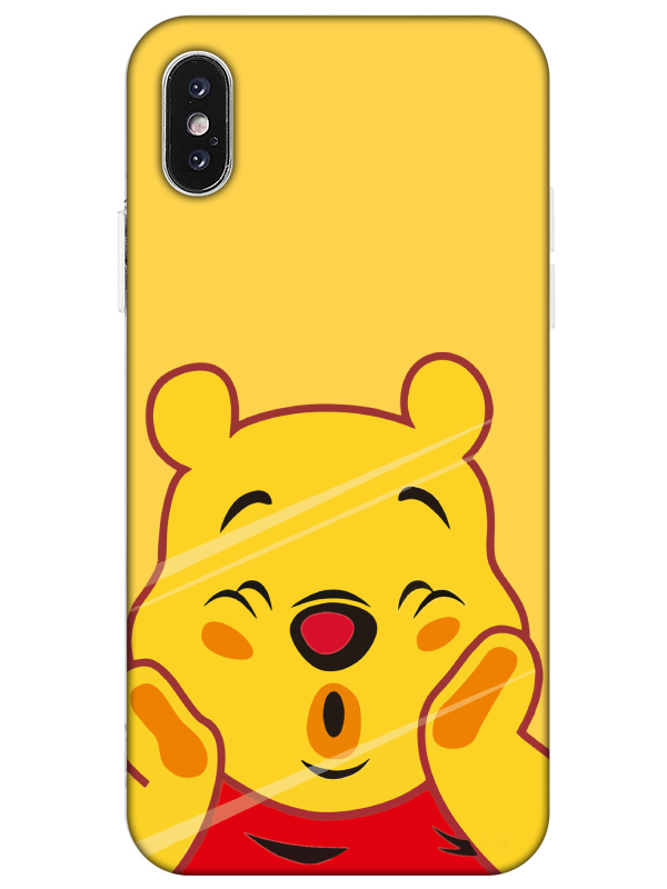 iPhone%20X%20Winnie%20The%20Pooh%20Sarı%20Telefon%20Kılıfı