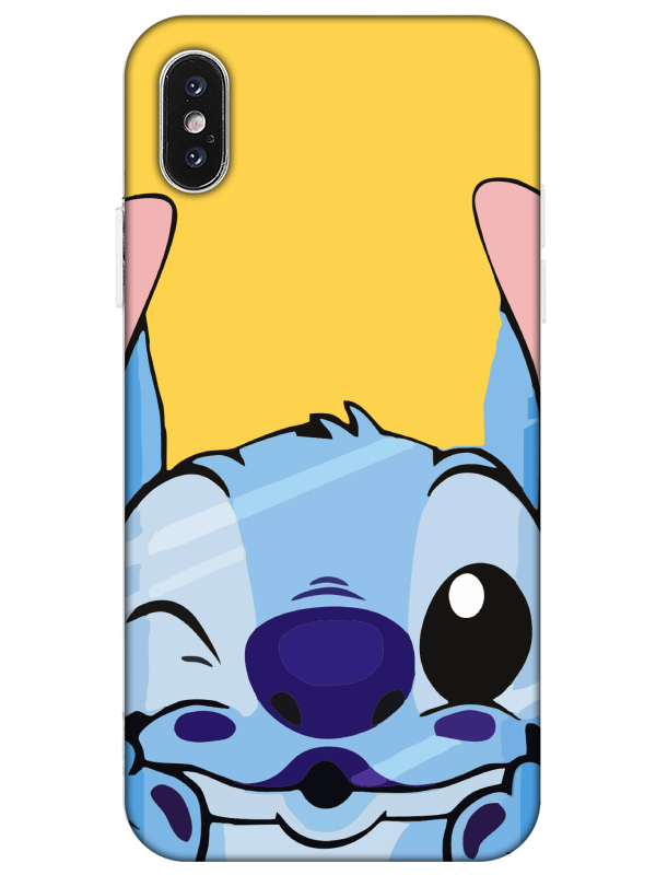 iPhone%20X%20Stitch%20Sarı%20Telefon%20Kılıfı