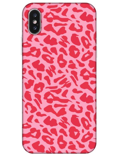 iPhone%20X%20Leopar%20Desen%20Pembe%20Telefon%20Kılıfı