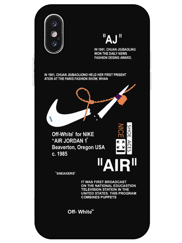 iPhone%20X%20Nike%20Air%20Siyah%20Telefon%20Kılıfı