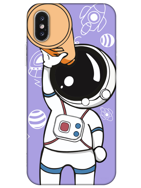 iPhone%20X%20Astronot%20Lila%20Telefon%20Kılıfı