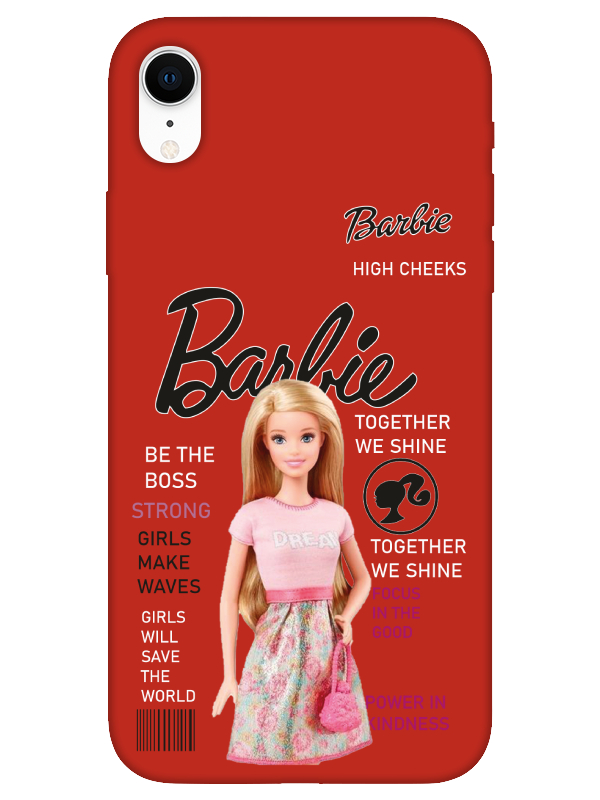 iPhone%20XR%20Barbie%20Kırmızı%20Telefon%20Kılıfı