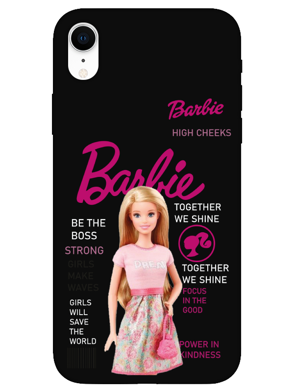 iPhone%20XR%20Barbie%20Siyah%20Telefon%20Kılıfı