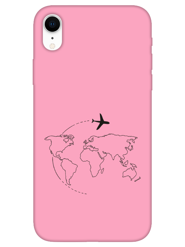 iPhone%20XRFace%20Art%20Pembe%20Telefon%20Kılıfı