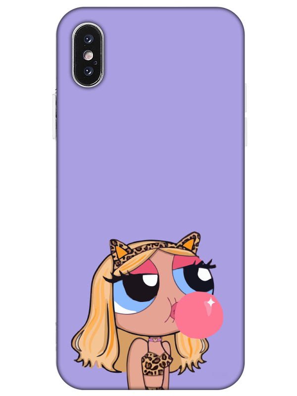 iPhone%20XS%20Powerpuff%20Girls%20Lila%20Telefon%20Kılıfı