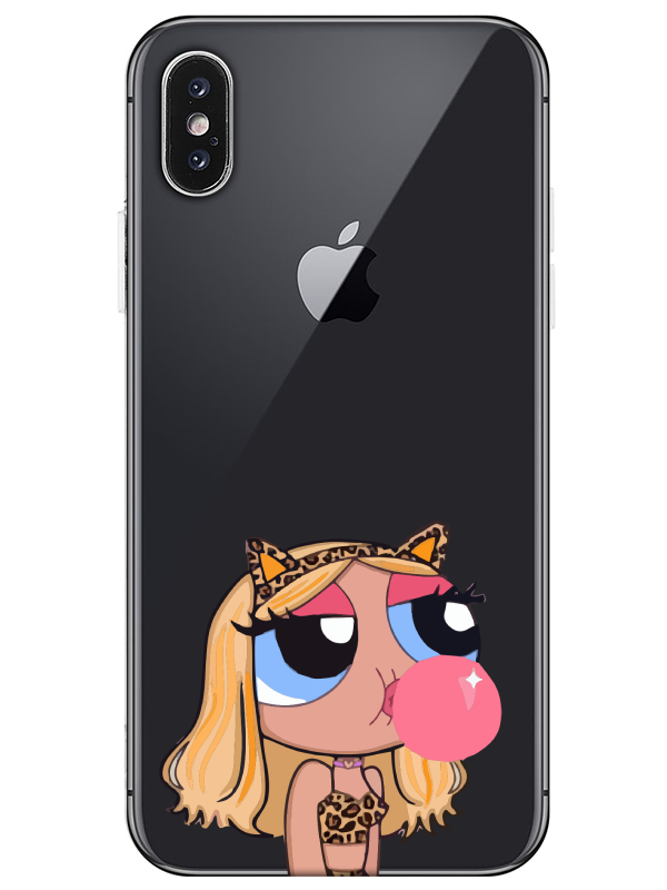 iPhone%20XS%20Powerpuff%20Girls%20Şeffaf%20Telefon%20Kılıfı