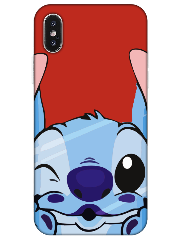 iPhone%20XS%20Stitch%20Kırmızı%20Telefon%20Kılıfı