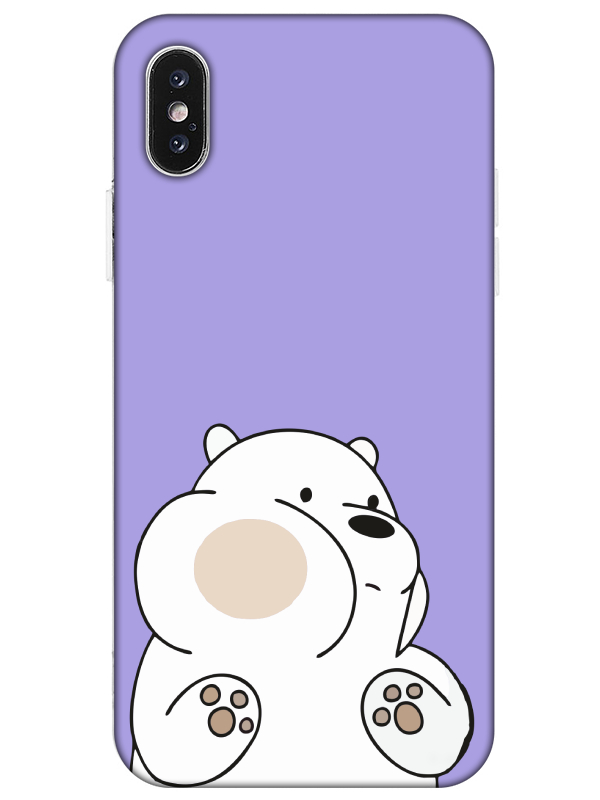 iPhone%20XS%20Panda%20Lila%20Telefon%20Kılıfı