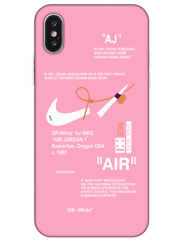 iPhone%20XS%20Nike%20Air%20Pembe%20Telefon%20Kılıfı