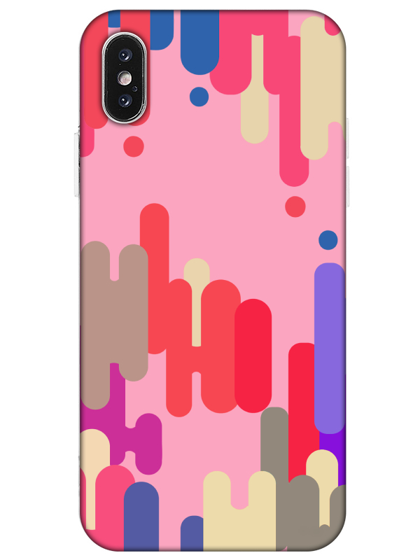 iPhone%20XS%20Pop%20Art%20Pembe%20Telefon%20Kılıfı