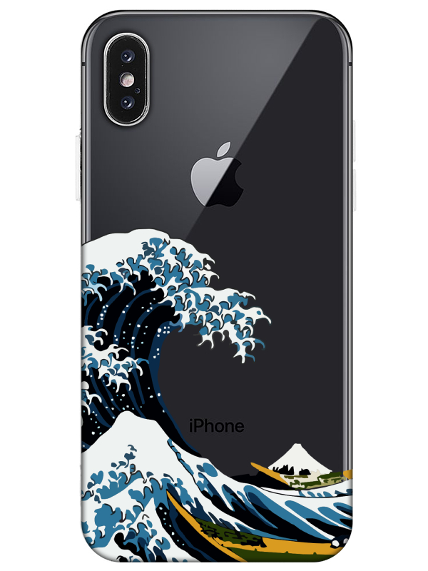 iPhone%20XS%20Kanagawa%20Şeffaf%20Telefon%20Kılıfı