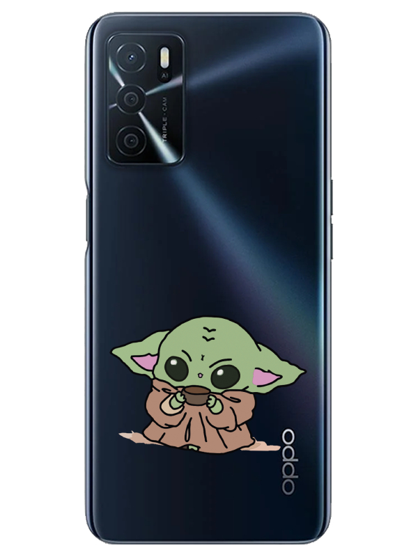 Oppo%20A16%20Baby%20Yoda%20Şeffaf%20Telefon%20Kılıfı