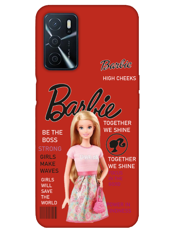 Oppo%20A16%20Barbie%20Kırmızı%20Telefon%20Kılıfı