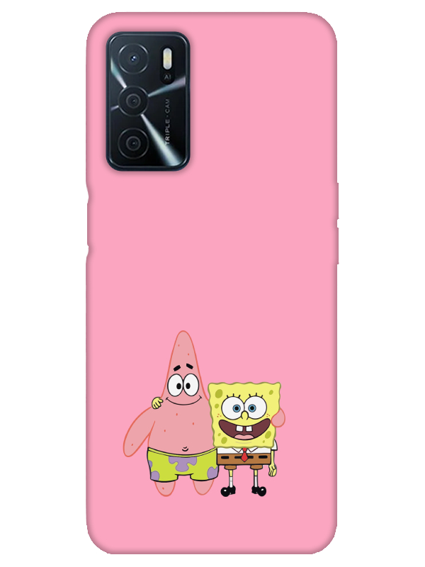 Oppo%20A16%20Sünger%20Bob%20Ve%20Patrickstar%20Pembe%20Telefon%20Kılıfı