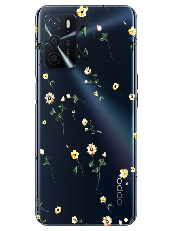 Oppo%20A16%20Çiçekli%20Şeffaf%20Telefon%20Kılıfı