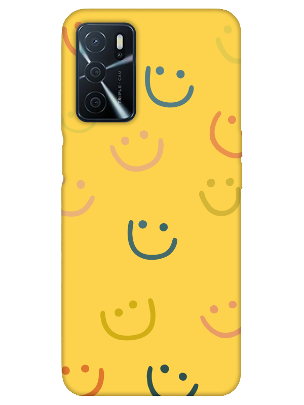 Oppo%20A16%20Emoji%20Gülen%20Yüz%20Sarı%20Telefon%20Kılıfı