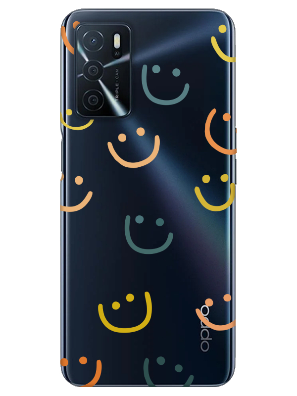 Oppo%20A16%20Emoji%20Gülen%20Yüz%20Şeffaf%20Telefon%20Kılıfı