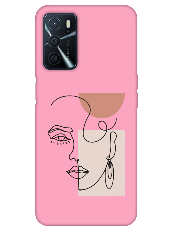 Oppo%20A16%20Women%20Art%20Pembe%20Telefon%20Kılıfı