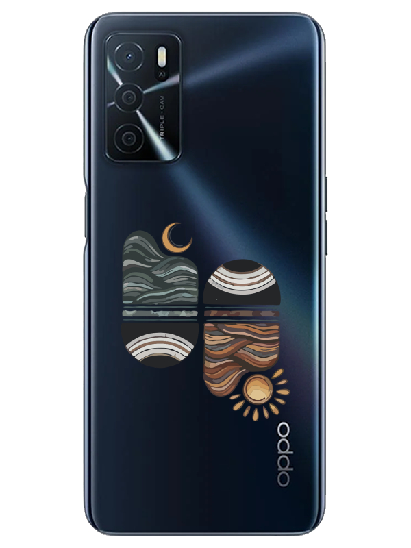 Oppo%20A16%20Sunset%20Wave%20Şeffaf%20Telefon%20Kılıfı