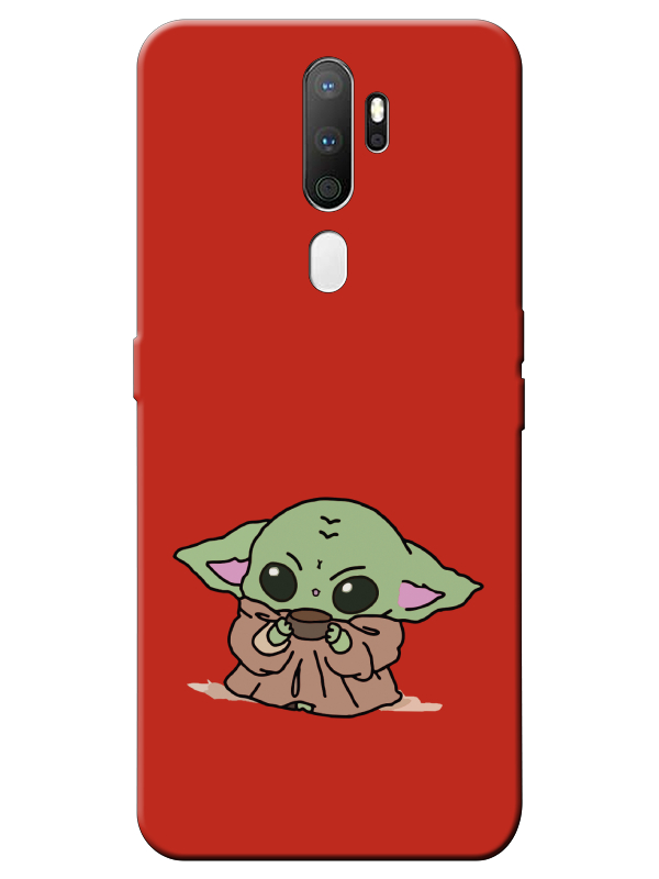 Oppo%20A5%202020%20Baby%20Yoda%20Kırmızı%20Telefon%20Kılıfı