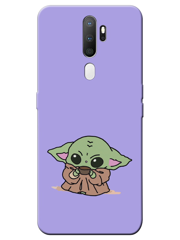 Oppo%20A5%202020%20Baby%20Yoda%20Lila%20Telefon%20Kılıfı