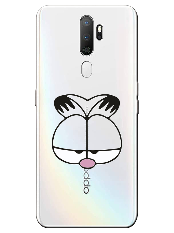 Oppo%20A5%202020%20Garfield%20Şeffaf%20Telefon%20Kılıfı