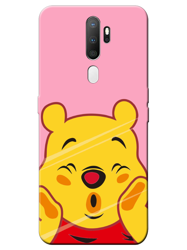 Oppo%20A5%202020%20Winnie%20The%20Pooh%20Pembe%20Telefon%20Kılıfı