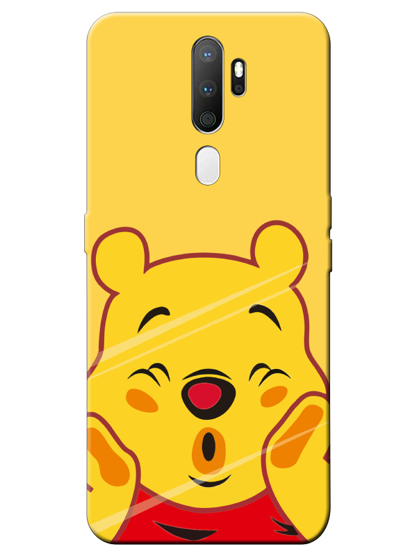 Oppo%20A5%202020%20Winnie%20The%20Pooh%20Sarı%20Telefon%20Kılıfı