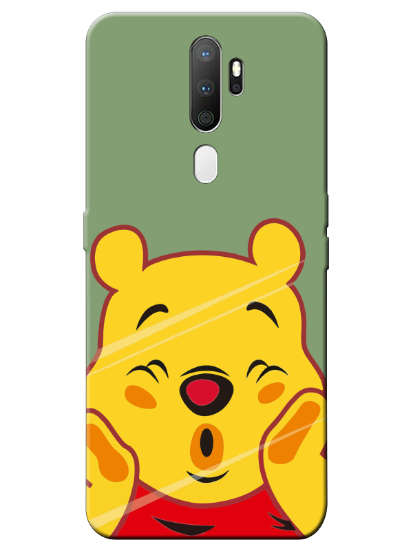 Oppo%20A5%202020%20Winnie%20The%20Pooh%20Yeşil%20Telefon%20Kılıfı