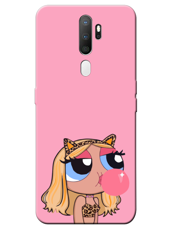 Oppo%20A5%202020%20Powerpuff%20Girls%20Pembe%20Telefon%20Kılıfı