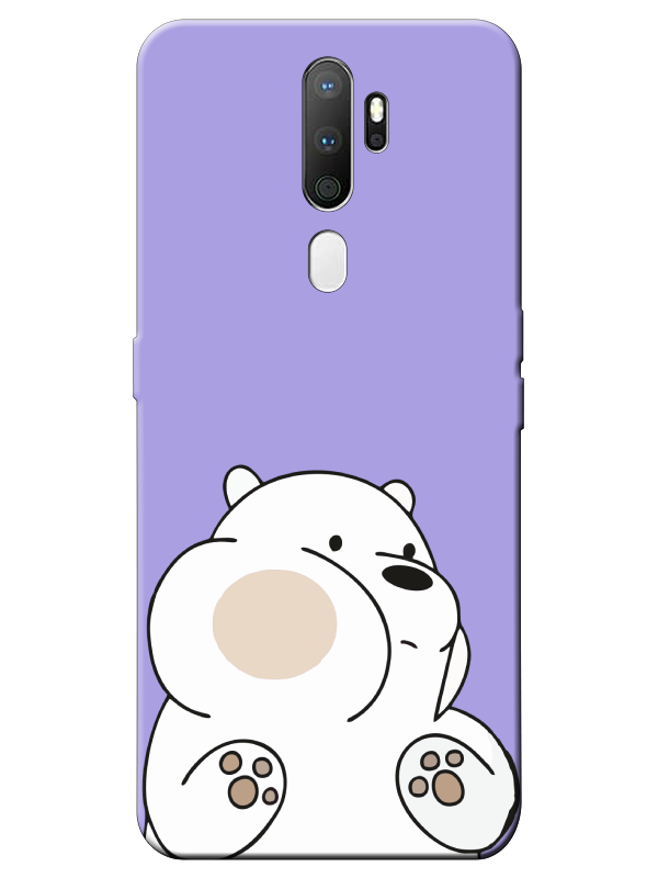 Oppo%20A5%202020%20Panda%20Lila%20Telefon%20Kılıfı