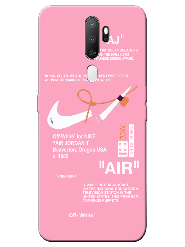 Oppo%20A5%202020%20Nike%20Air%20Pembe%20Telefon%20Kılıfı