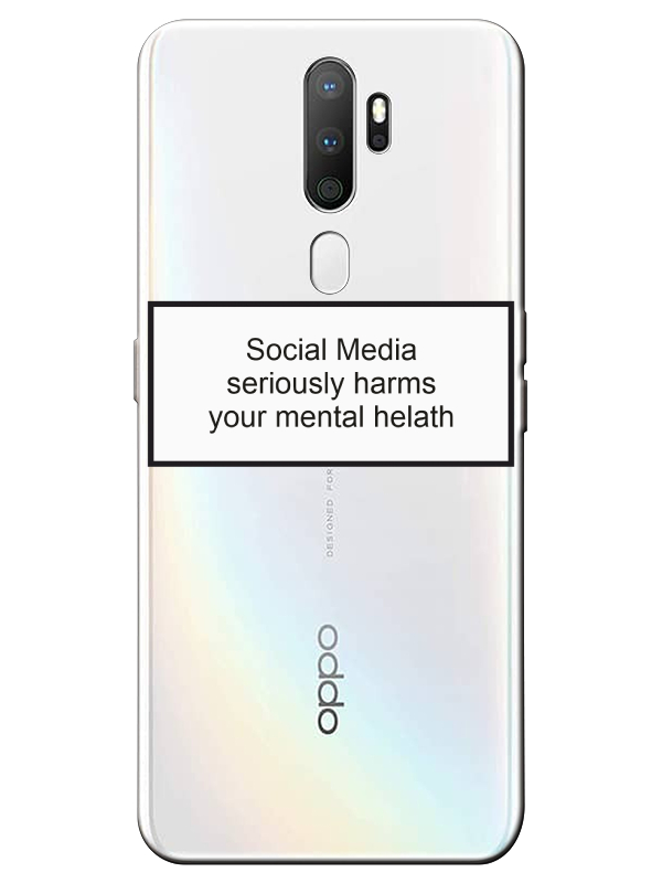 Oppo%20A5%202020%20Social%20Media%20Şeffaf%20Telefon%20Kılıfı