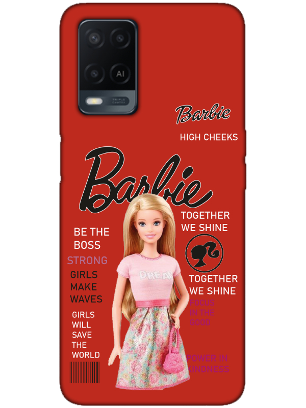 Oppo%20A54%20Barbie%20Kırmızı%20Telefon%20Kılıfı