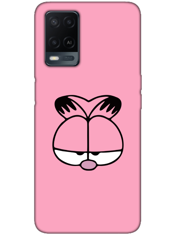 Oppo%20A54%20Garfield%20Pembe%20Telefon%20Kılıfı