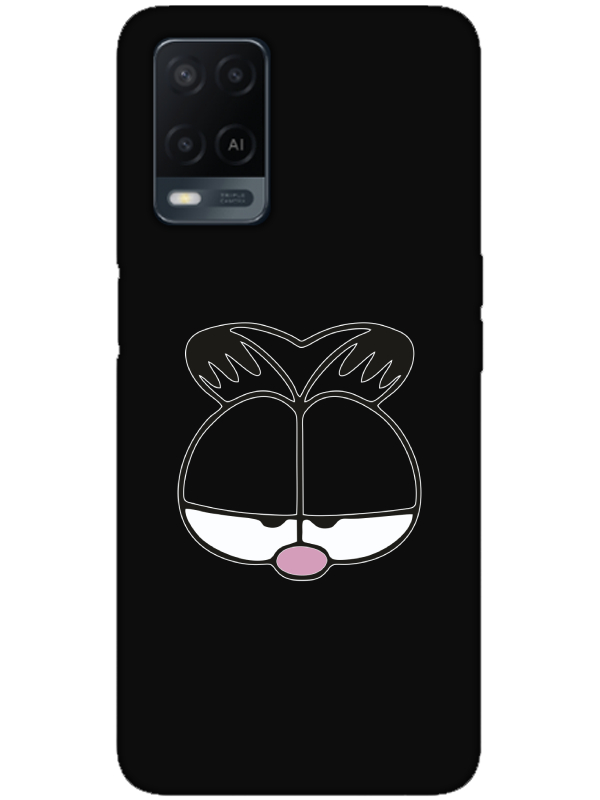 Oppo%20A54%20Garfield%20Siyah%20Telefon%20Kılıfı