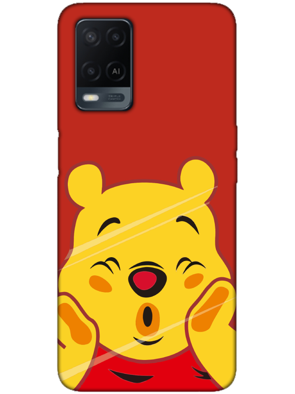 Oppo%20A54%20Winnie%20The%20Pooh%20Kırmızı%20Telefon%20Kılıfı