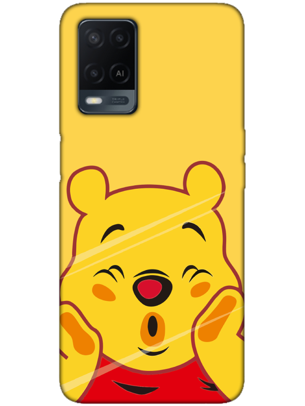 Oppo%20A54%20Winnie%20The%20Pooh%20Sarı%20Telefon%20Kılıfı