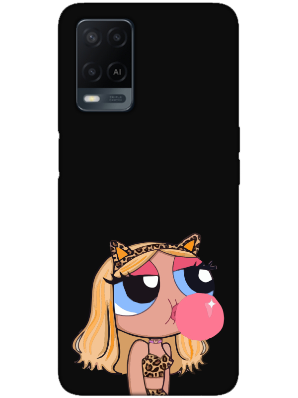 Oppo%20A54%20Powerpuff%20Girls%20Siyah%20Telefon%20Kılıfı