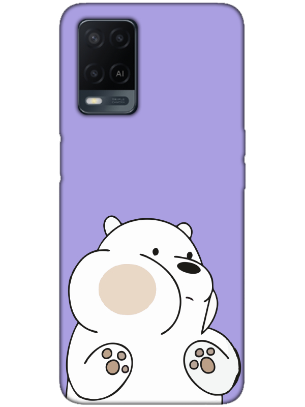 Oppo%20A54%20Panda%20Lila%20Telefon%20Kılıfı