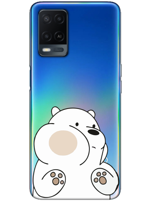 Oppo%20A54%20Panda%20Şeffaf%20Telefon%20Kılıfı