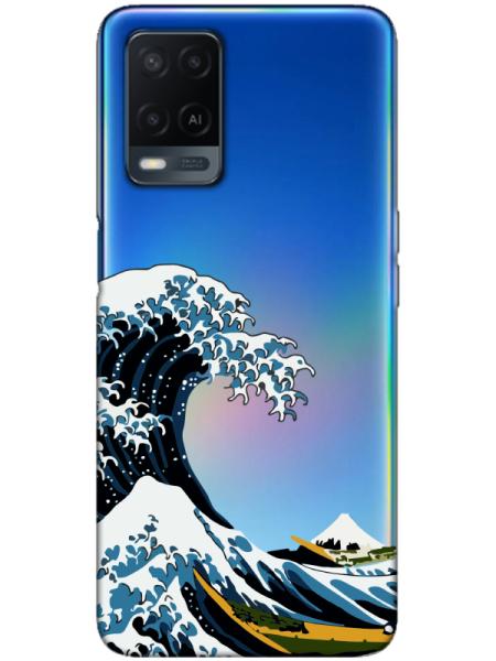 Oppo%20A54%20Kanagawa%20Şeffaf%20Telefon%20Kılıfı