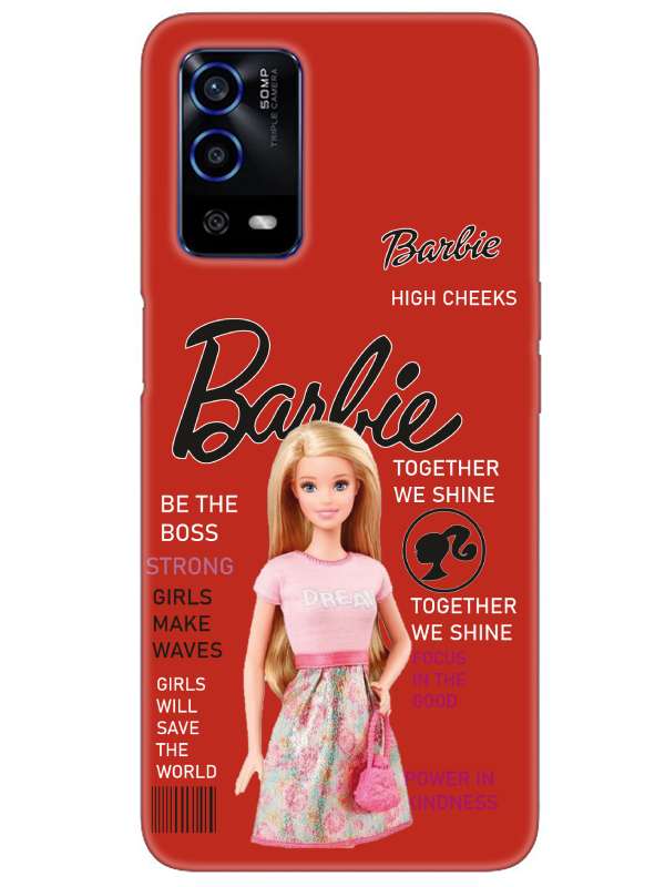 Oppo%20A55%20Barbie%20Kırmızı%20Telefon%20Kılıfı