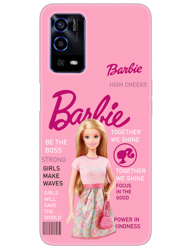 Oppo%20A55%20Barbie%20Pembe%20Telefon%20Kılıfı