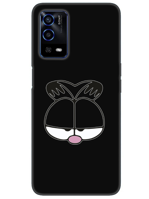 Oppo%20A55%20Garfield%20Siyah%20Telefon%20Kılıfı