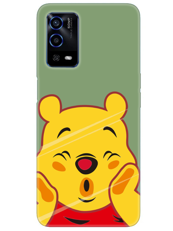 Oppo%20A55%20Winnie%20The%20Pooh%20Yeşil%20Telefon%20Kılıfı