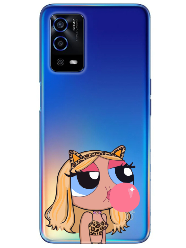 Oppo%20A55%20Powerpuff%20Girls%20Şeffaf%20Telefon%20Kılıfı